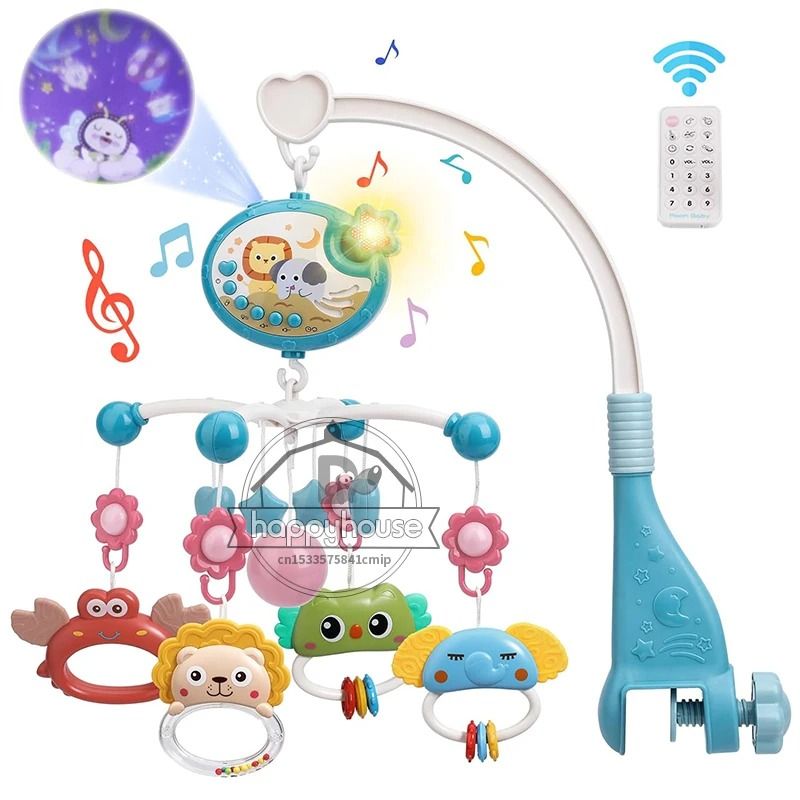 Musical Baby Crib Mobile with Lights and Projection