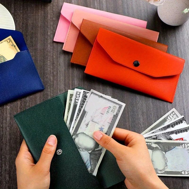 Slim Leather Money Clip Wallet