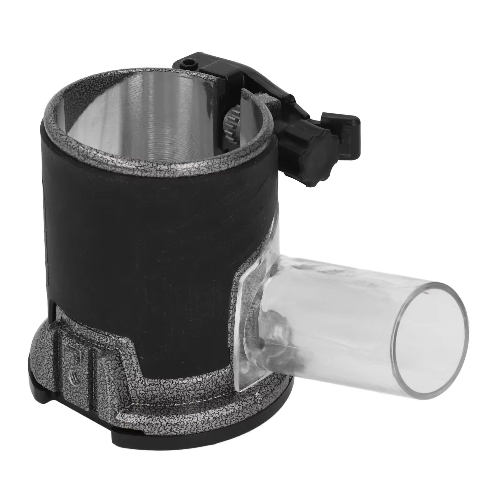 Adjustable Aluminum Alloy Router Base – Plunge Trimming Machine Base with Dust-Collection Cover