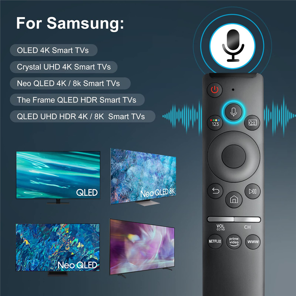 Samsung BN5901312F Voice Remote Control Replacement for Smart TV Easy Pairing