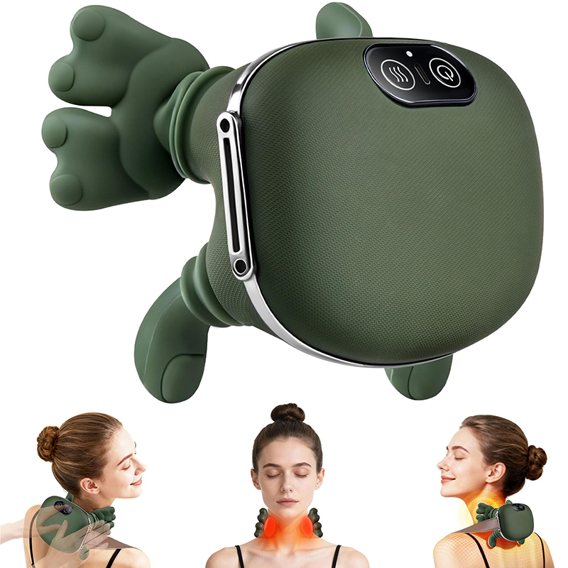 Neck Shoulder Massager Shawl, Bionic Kneading Massager, 3-Level Modes Body Muscles Pillow