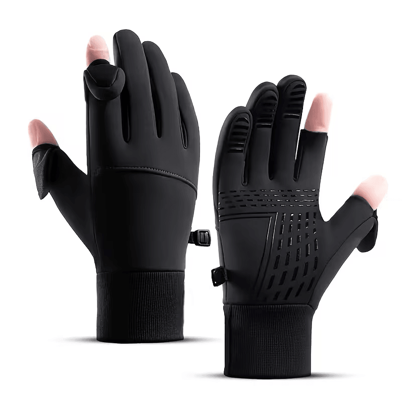 FrostGrip Flip-Open Winter Gloves | Stay Warm & Text with Ease in Cold Weather