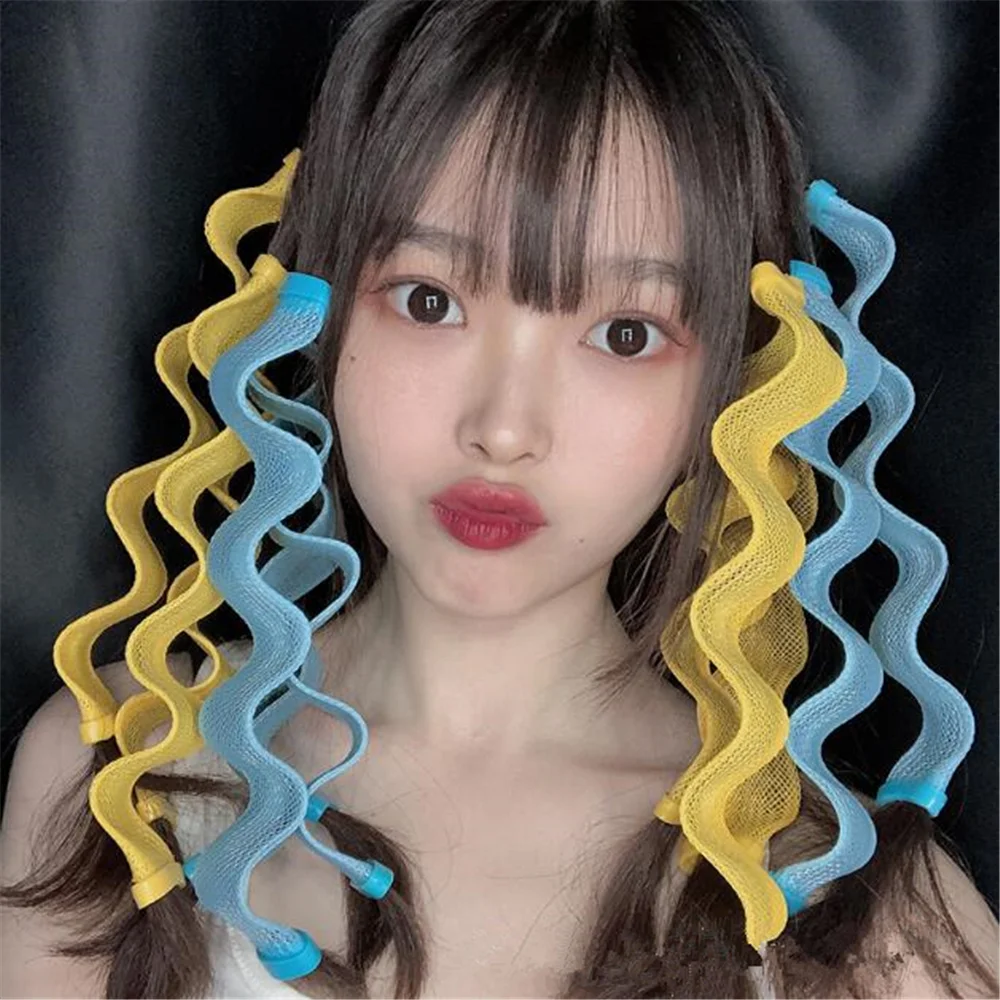 Heatless Hair Curlers – No Heat Curling Rod Roller Sticks for Soft Curls and Waves