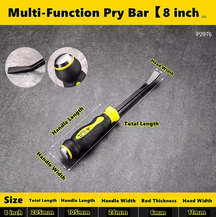 ProGrip Heavy Duty Pry Bar and Tire Lever Tool Set