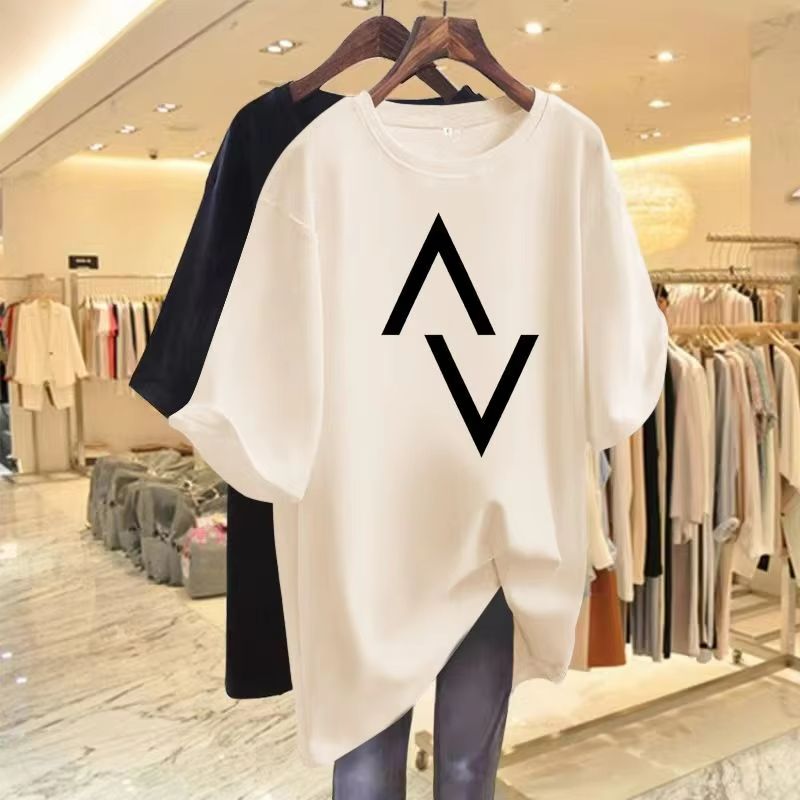RetroEase Y2K Oversized Printed Cotton Tee