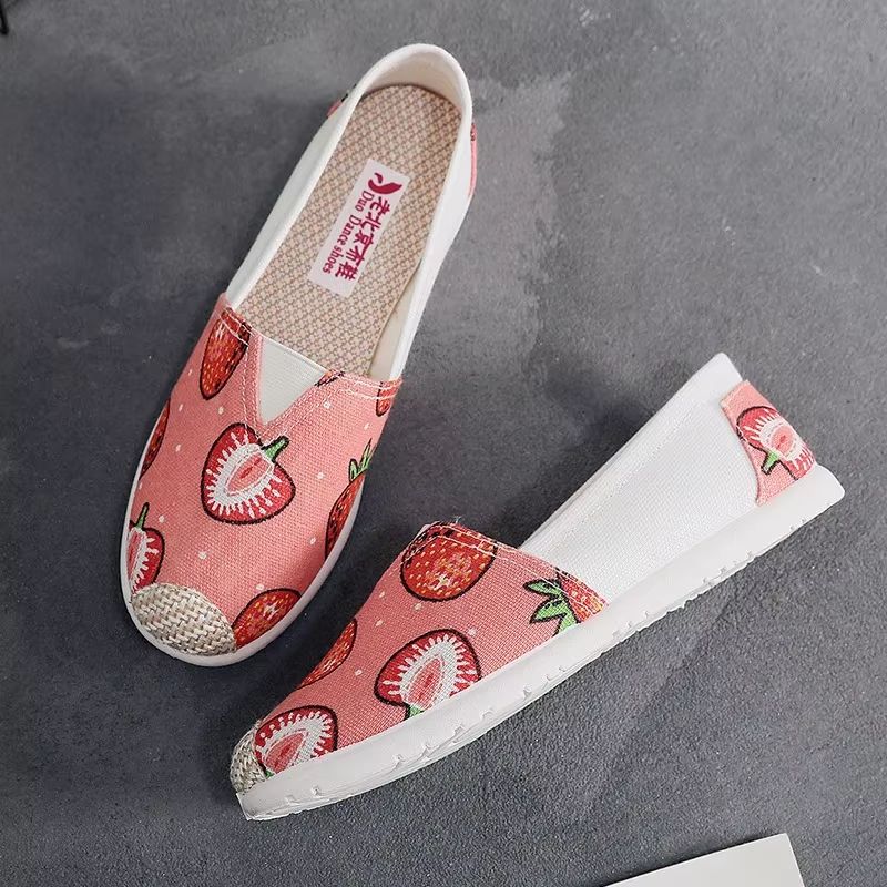 Breathable Mesh Lightweight Casual Women's Slip-On Flats Fisherman Shoes