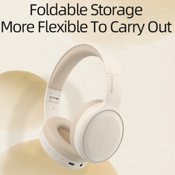 Foldable Bluetooth Headset with Retractable Earbuds for Sports Gaming and Daily Calls