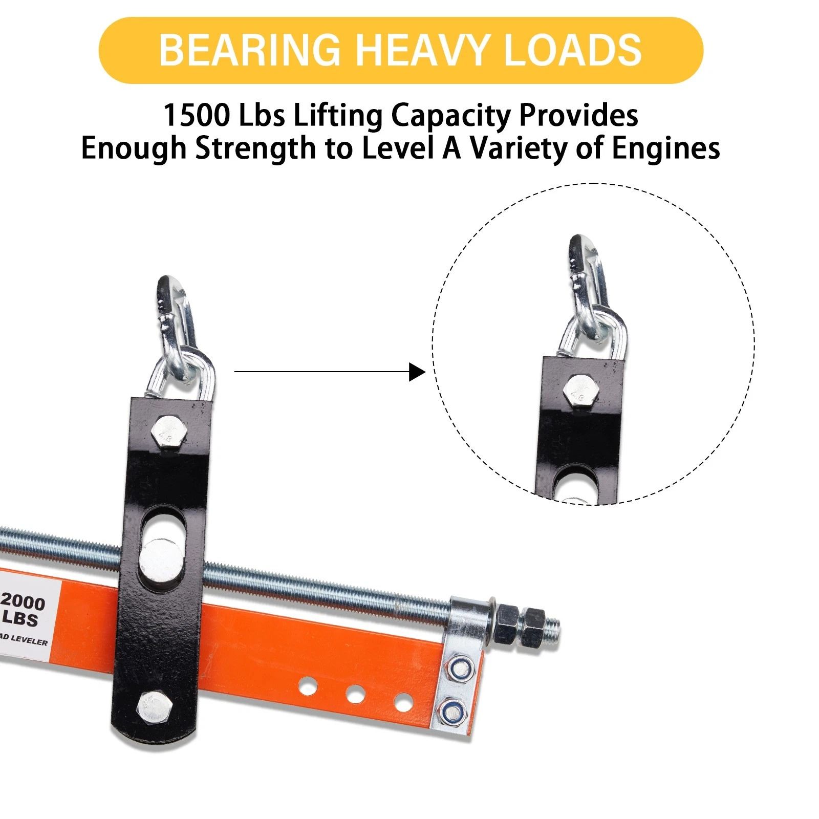 Engine Hoist Crane Cherry Picker Lift Tool, Load Leveler