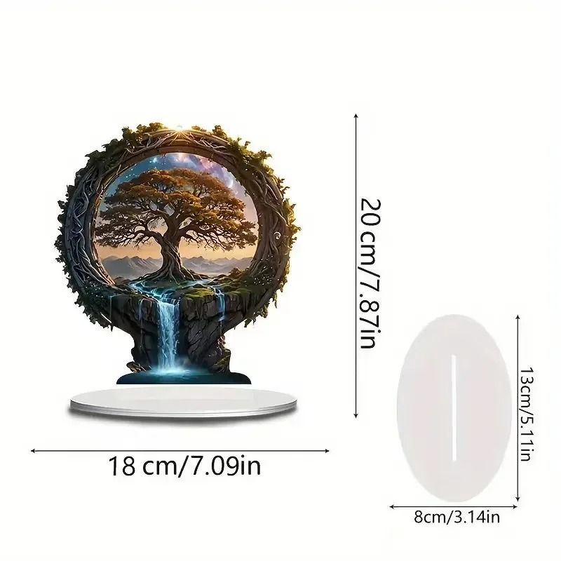 Eid Acrylic Mosque Table Decoration Ramadan Home Decor Centerpiece