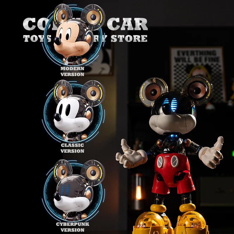 Disney Mickey Mouse 11.81in 3D Building Bricks Model Assembly Figure