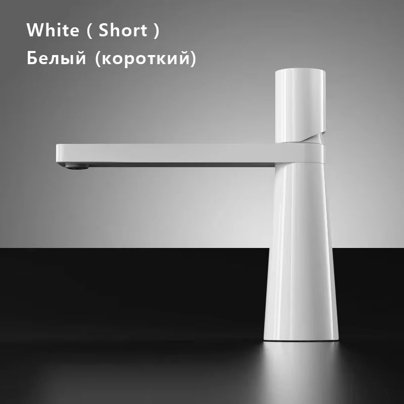 Brushed Gold Bathroom Sink Faucet – Modern Brass Basin Mixer with Single Handle