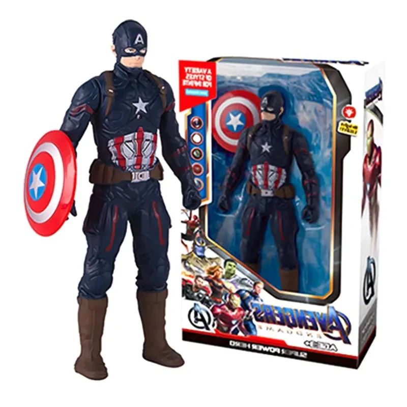 Marvel Action Figure Set – Luminous Spider Man, Hulk & Iron Man Mini Models for Kids (Glow Display Toys)
