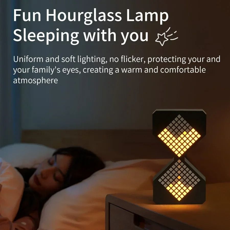Creative DIY Digital Hourglass Electronic Toy Game Timer