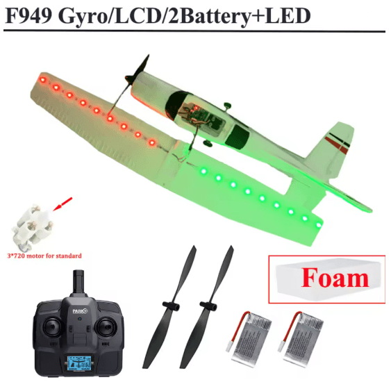 WLtoys F949 RC Airplane Cessna 182 with Gyroscope and 3D6G Flight Mode