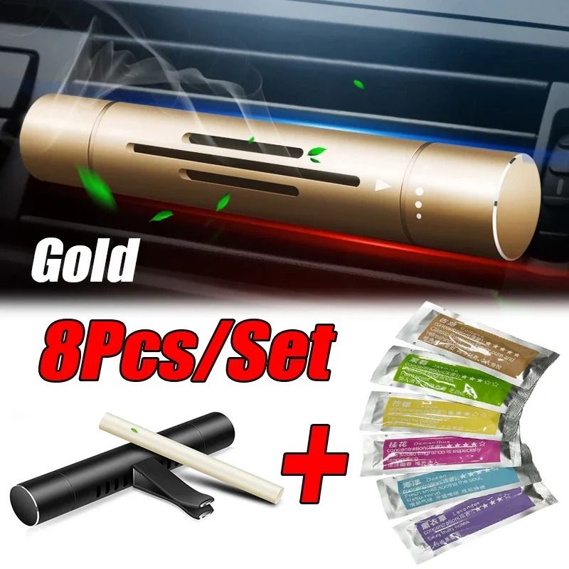 8 Pcs Set Car Air Vent Perfume Air Freshener Clips
