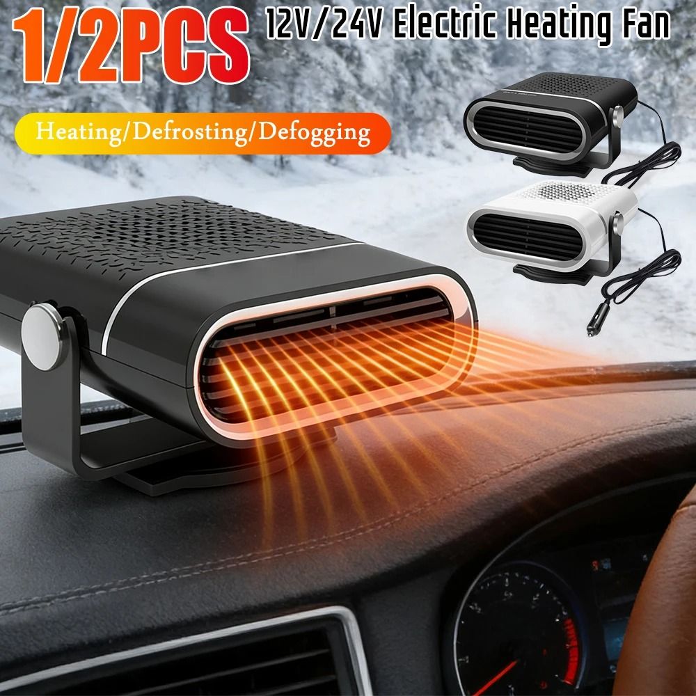 12V 24V Electric Car Heater Fan Fast Heating Windshield Defogger Defroster
