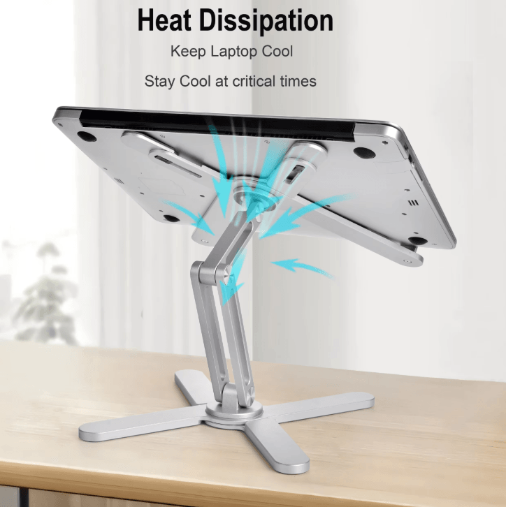 Foldable 360 Degree Rotatable Adjustable Laptop Stand for 10–17 Inch Laptops