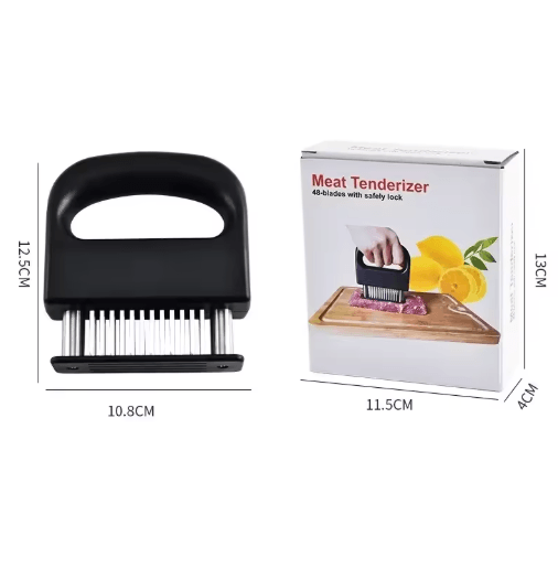 48 Needle Meat Tenderizer Tool for Juicy Flavorful Steaks