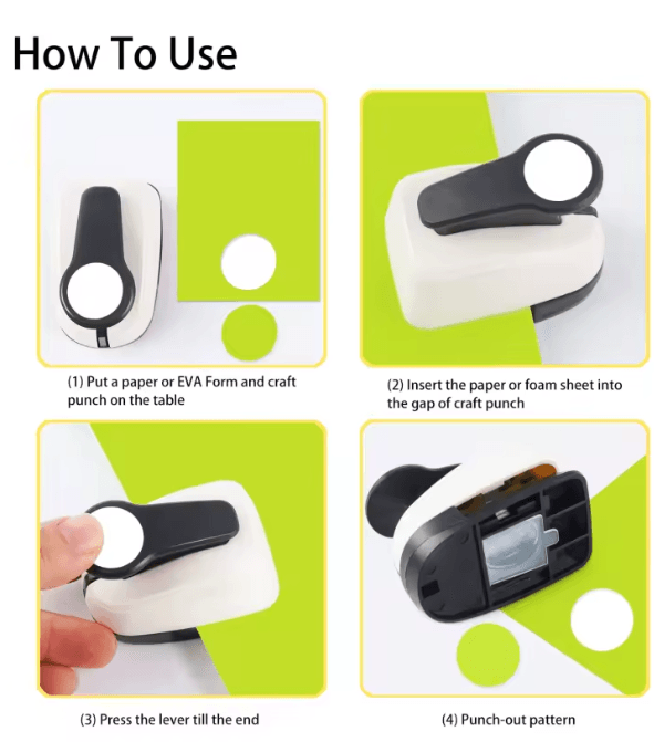 Multi Size Circular Hole Punch for DIY and Craft Projects