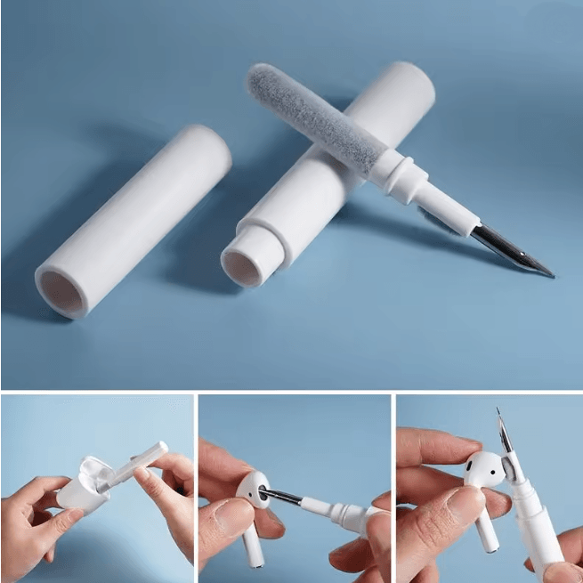 Wireless Earbuds Cleaning Kit Earphone Cleaning Pen Brush Tool for AirPods and Headsets