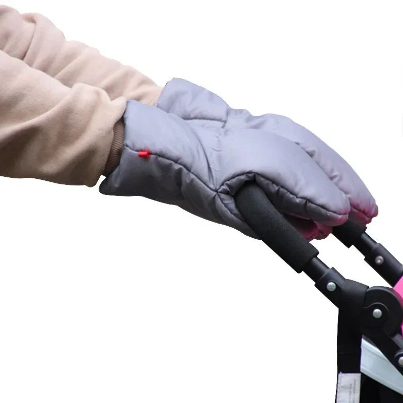Waterproof Winter Stroller Gloves – Warm Hand Muff Mittens for Baby Strollers & Prams