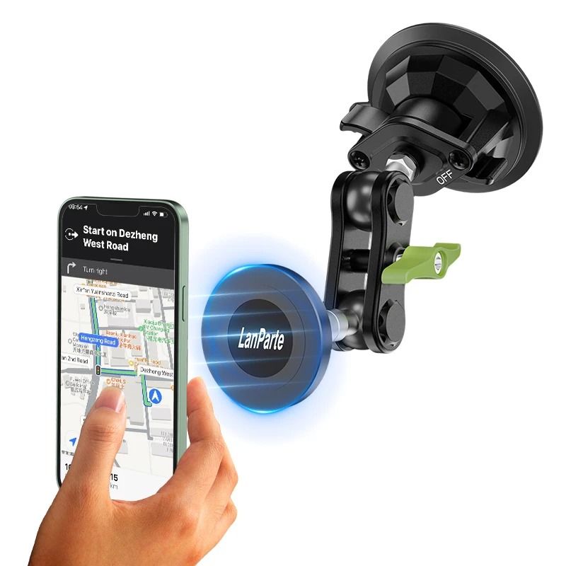 Magnetic Car Phone Holder – Strong 360° Rotatable Dashboard Mount