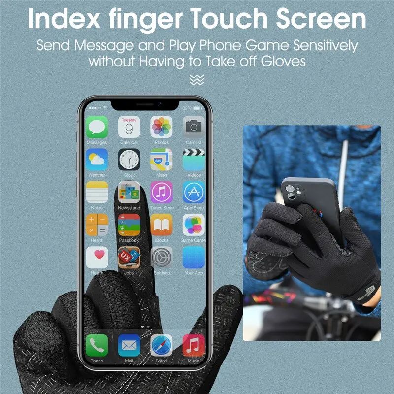 WEST BIKING Full Finger Touchscreen Cycling Gloves