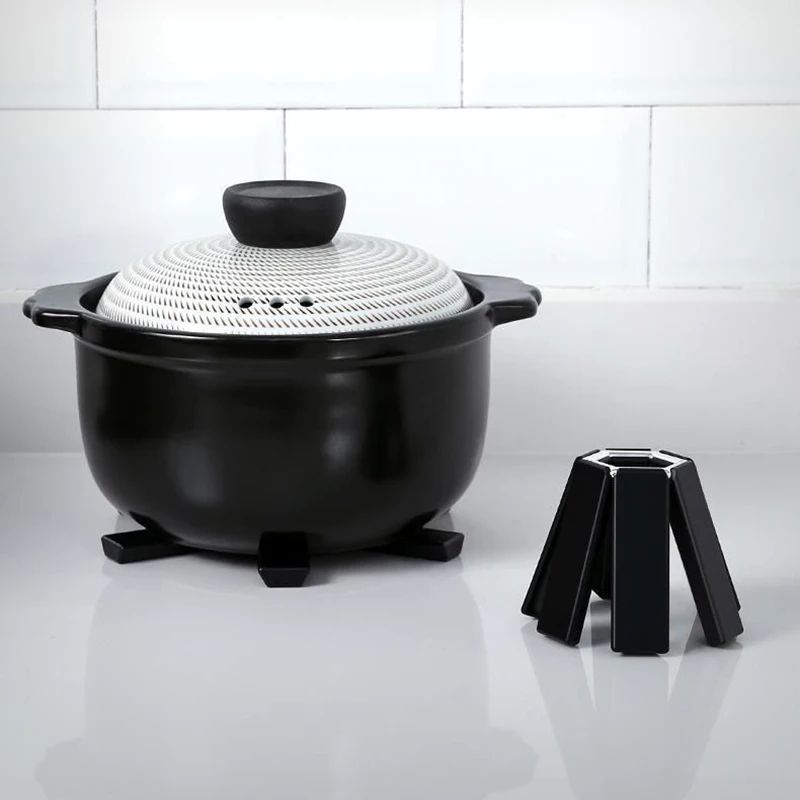 2024 Folding Heat-Insulation Pot Mat and Kitchen Coaster
