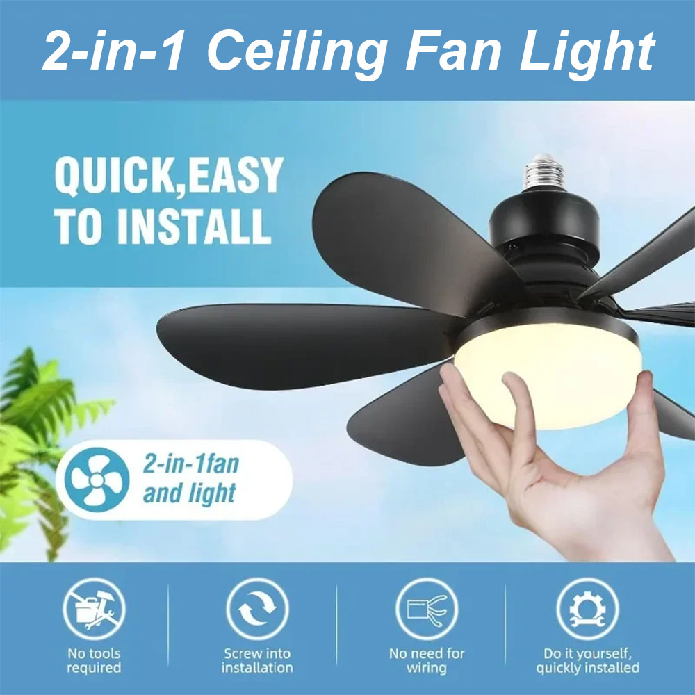 Ceiling Fan Lighting, Modern Ceiling Mount, Dimmable Light, Smart LED, Remote Control, Adjustable Color Temperature,