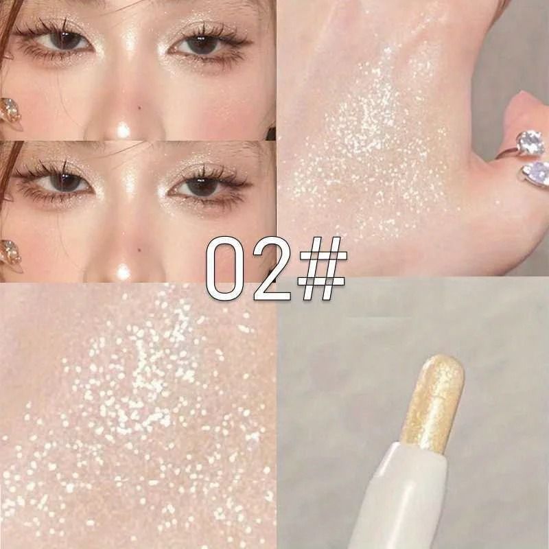 Brightening Highlighter Pen Waterproof Long Lasting Matte and Pearlescent