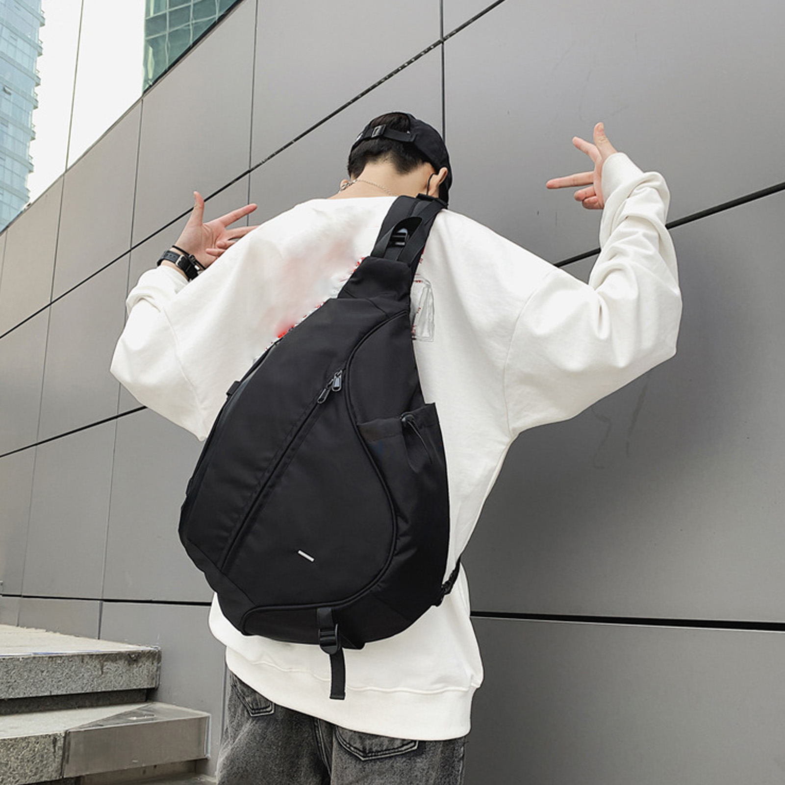 Waterproof Sling Bag Crossbody Chest Backpack for Travel and Outdoor Use