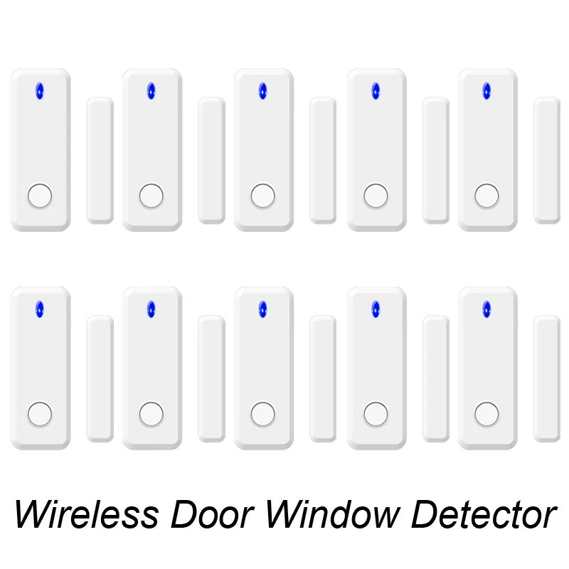 Wireless Door & Window Sensor 433MHz – Smart Open Door Detector for Home Alarm Systems