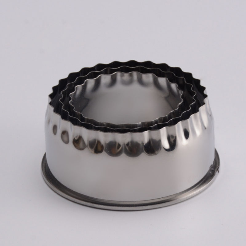 Stainless Steel Dumplings Molds Round Cookie Biscuit Cutters Circle Pastry Ring Molds