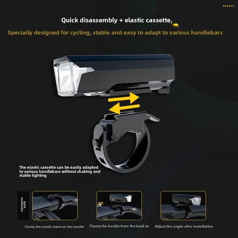 High Brightness Digital Display Bicycle Light