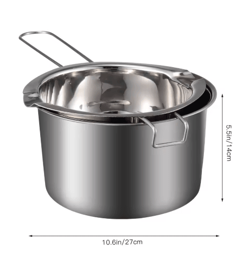 Multi-Use Stainless Steel Double Boiler Pot – Easy chocolate melting pot