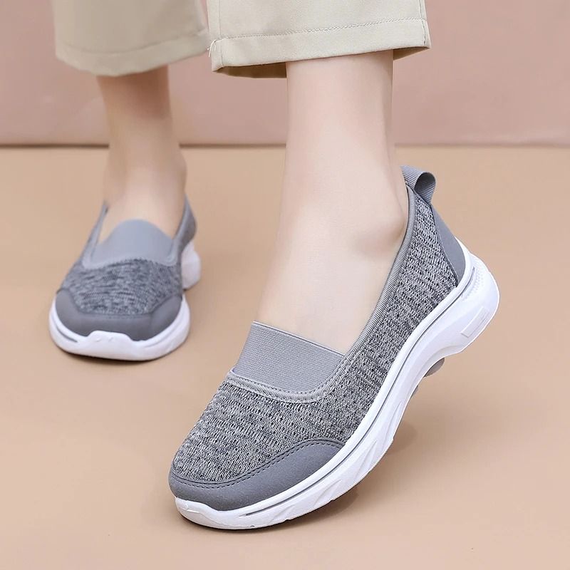 Womens Summer Breathable Mesh Flat Shoes