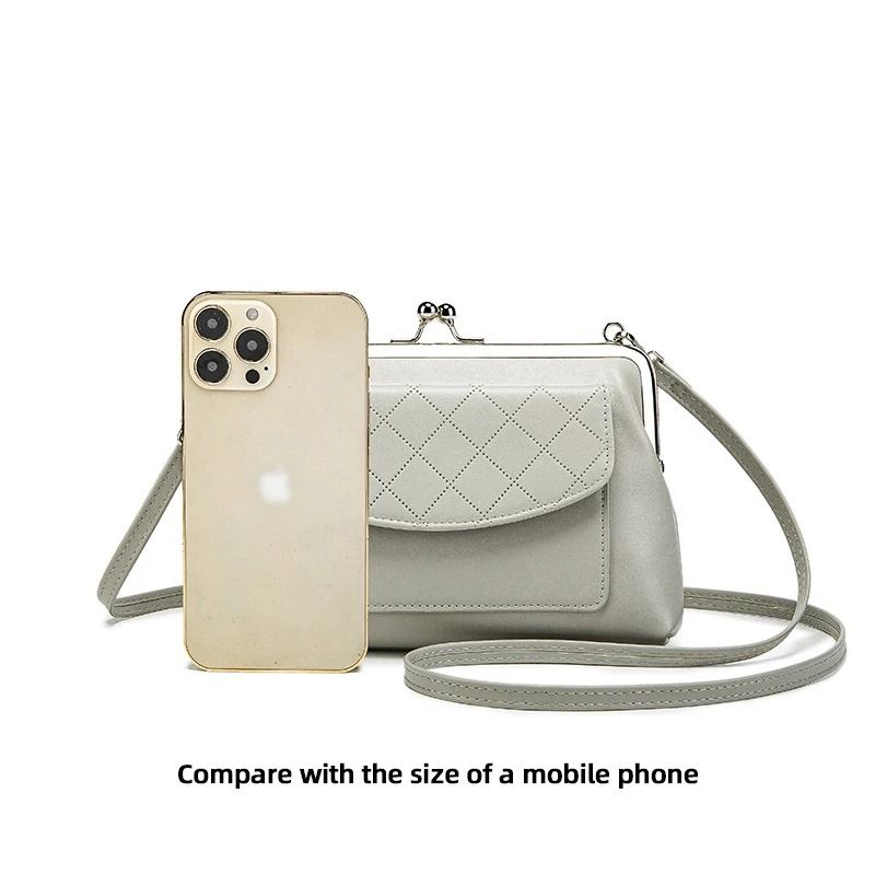 Fashionable Mandarin Duck Buckle Single-Shoulder Mobile Phone Bag