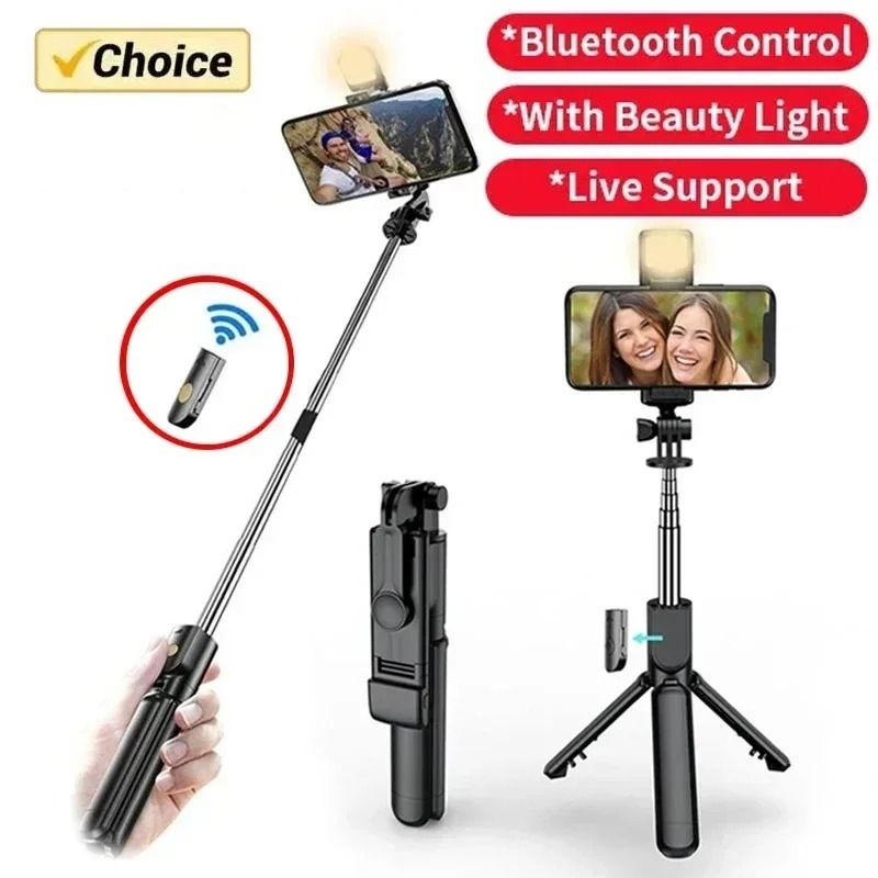 360° Rotation Selfie Stick & Tripod Stand