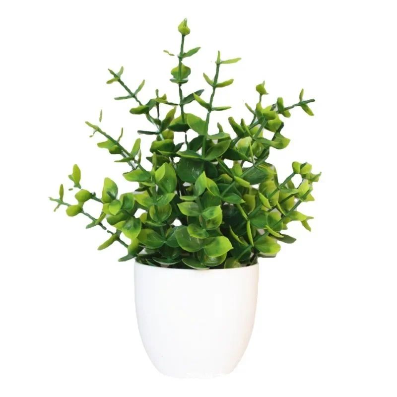 Artificial Potted Plant Bonsai – Realistic Faux Green Plant for Indoor & Outdoor Home Decor