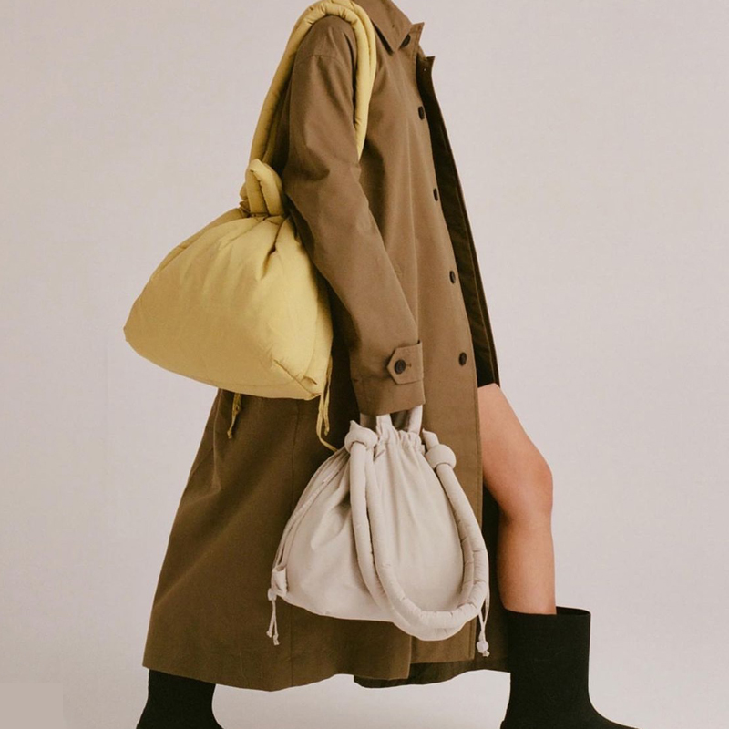 Casual Nylon Padded Tote Bag Designer Soft Puffer Womens Shoulder Crossbody Bag Simple Vintage Large Capacity Handbag