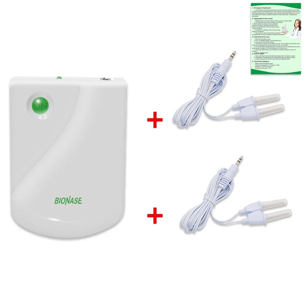 Dual Action Sinus Relief and Nasal Light Therapy System