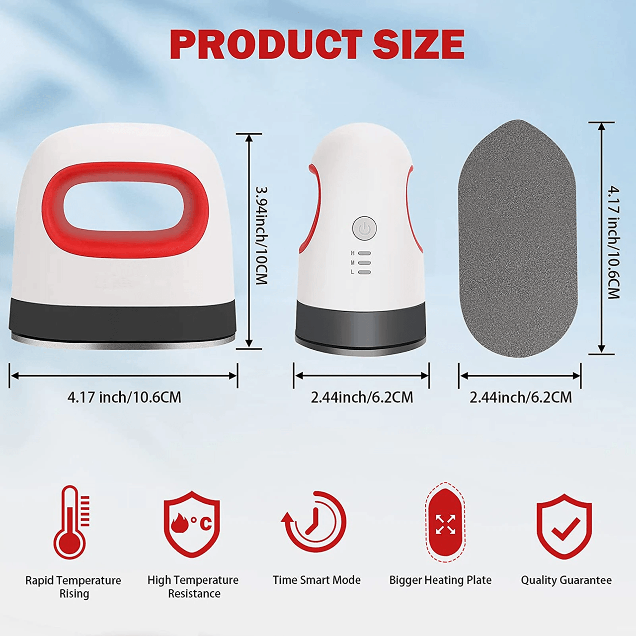 Portable Mini Heat Press Machine for T Shirts Clothes and DIY Craft Projects