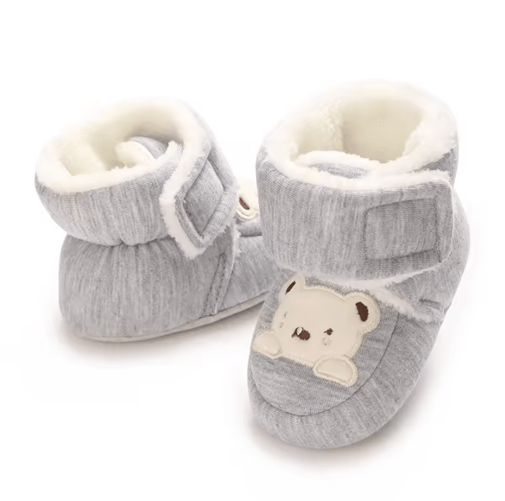 SnowSoft Baby Snow Boots First Walker Shoes – Cozy Infant Winter Booties with Soft Sole for Newborns