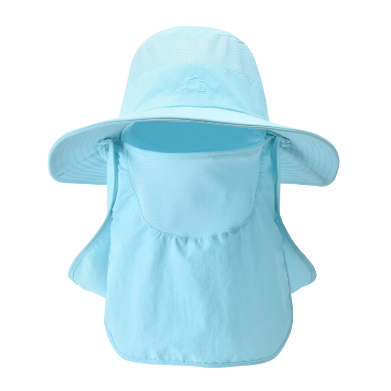 Quick Dry Fishing Hat with Face Cover Breathable Sun Protection Hat