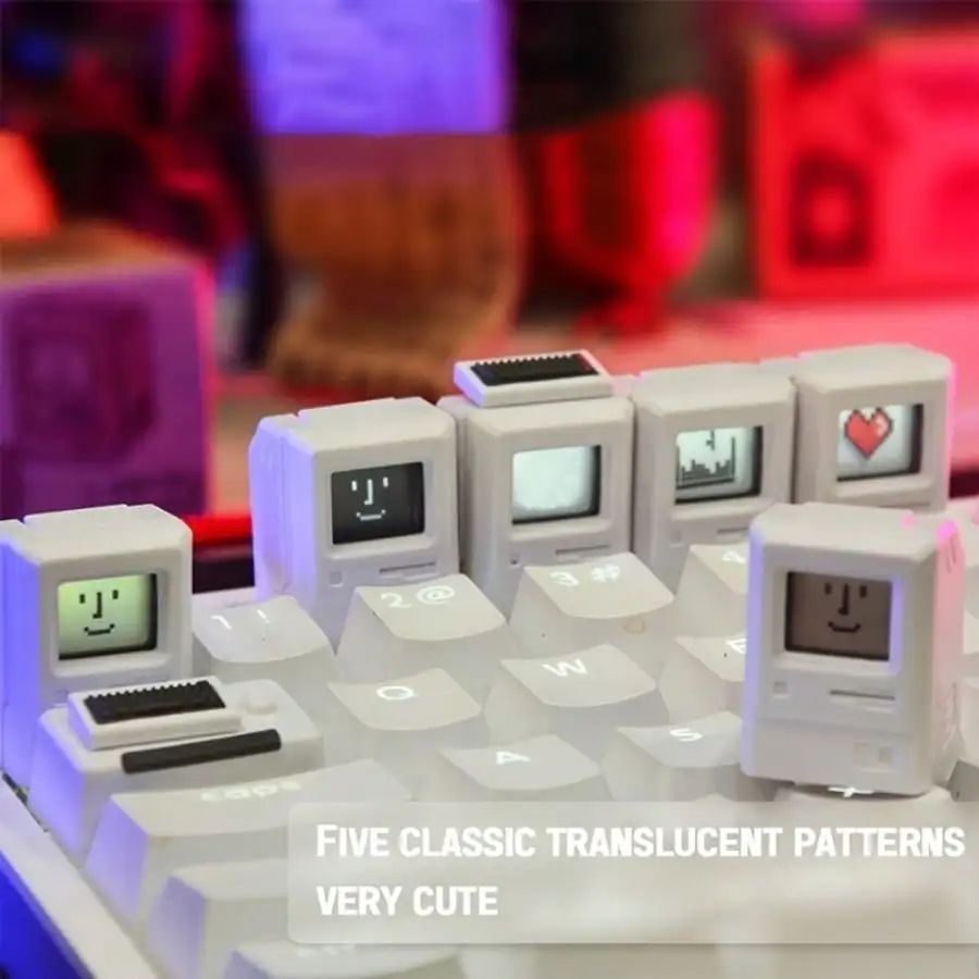 Retro Mini Macintosh Mechanical Keycaps