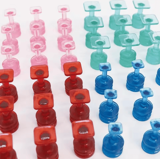 Car Dent Glue Pulling Tabs Set 10PCS Paintless Dent Repair Puller Tabs 7 to 12.9mm