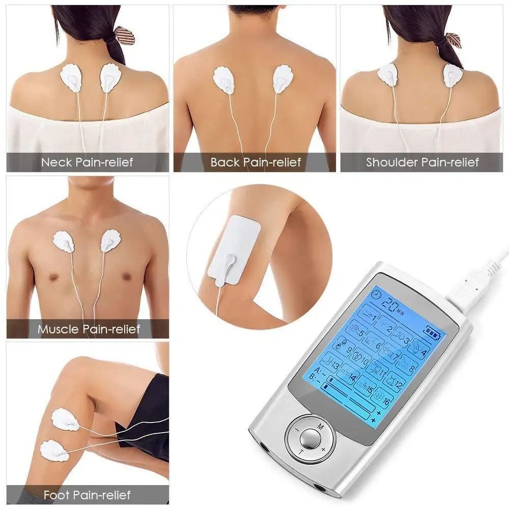 16 Modes Electric Muscle Stimulator TENS Therapy Massage Device