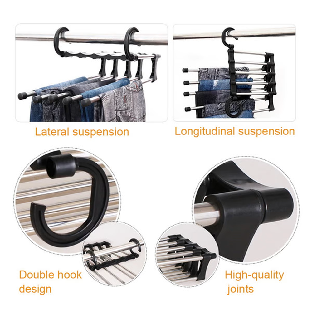 5 Layered Multi-Functional Pant Hanger