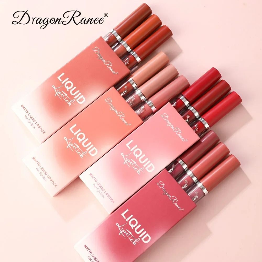 Matte Liquid Lipstick Set Long Lasting Waterproof Lip Makeup Collection for Women