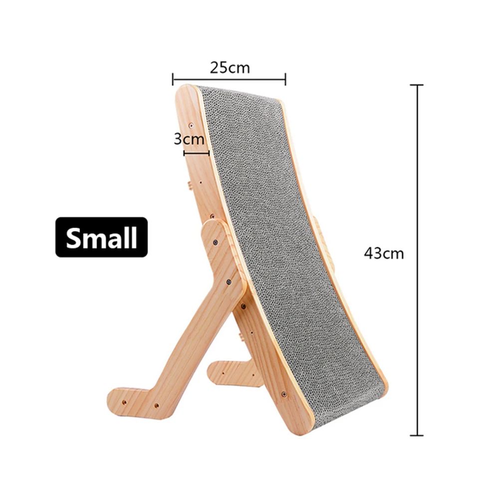 Wooden 3 in 1 Cat Scratcher Bed